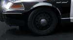 City Police Car Rigged for C4D