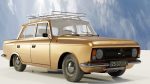 Classic Sedan Car Moskvitch 412 1982 year - Game Ready