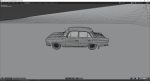 Classic Sedan Car Moskvitch 412 1982 year - Game Ready