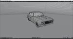 Classic Sedan Car Moskvitch 412 1982 year - Game Ready