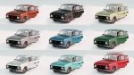 Classic Sedan Car Moskvitch 412 1982 year - Game Ready