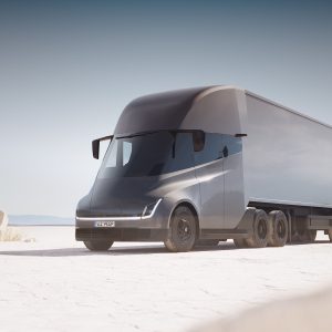 Electric semi-truck unbranded