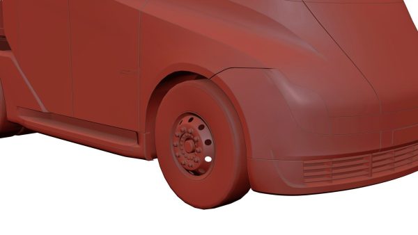 Electric semi-truck unbranded