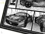 Ferrari 458 V1 Panno STL File for CNC Relief engraving