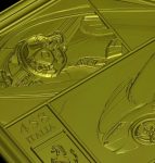 Ferrari 458 V1 Panno STL File for CNC Relief engraving