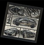 Ferrari 458 V1 Panno STL File for CNC Relief engraving