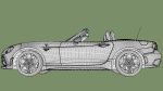 Fiat 124 Spider Abarth 2020 3D model