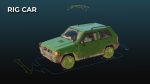 Fiat Panda Car rigged Blender