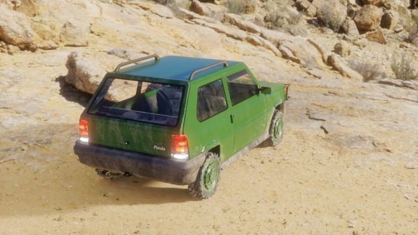 Fiat Panda Car rigged Blender