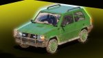 Fiat Panda Car rigged Blender