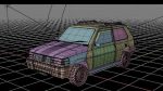 Fiat Panda Car rigged Blender