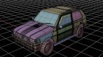 Fiat Panda Car rigged Blender