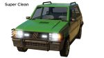 Fiat Panda Car rigged Blender