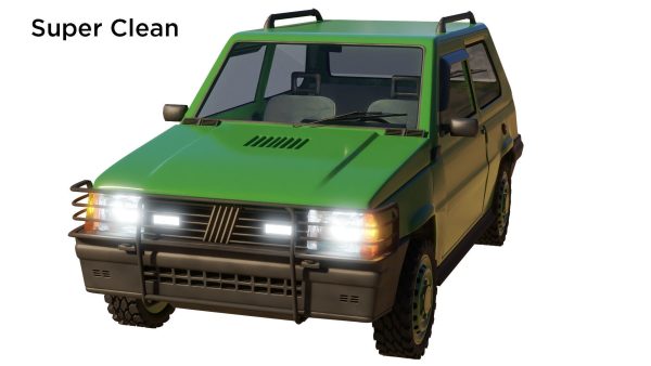 Fiat Panda Car rigged Blender