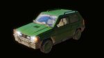 Fiat Panda Car rigged Blender