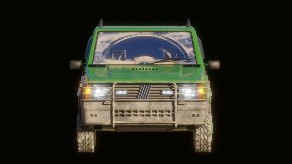 Fiat Panda Car rigged Blender