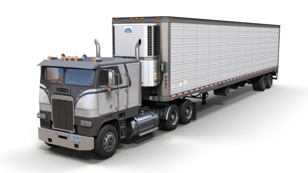 Freightliner van trailer