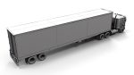 Freightliner van trailer