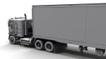 Freightliner van trailer