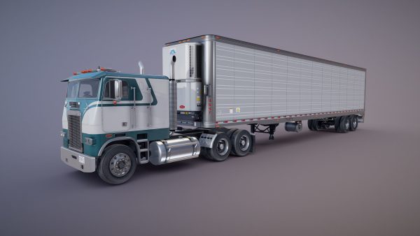 Freightliner van trailer
