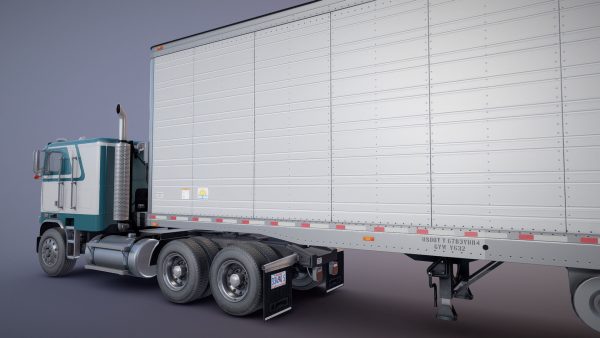 Freightliner van trailer
