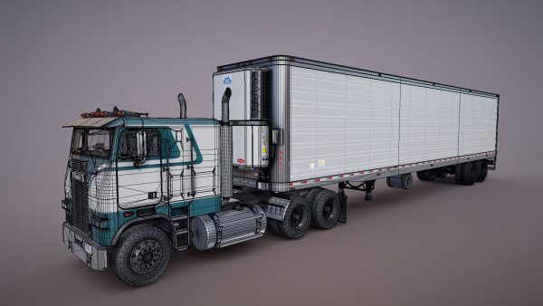 Freightliner van trailer