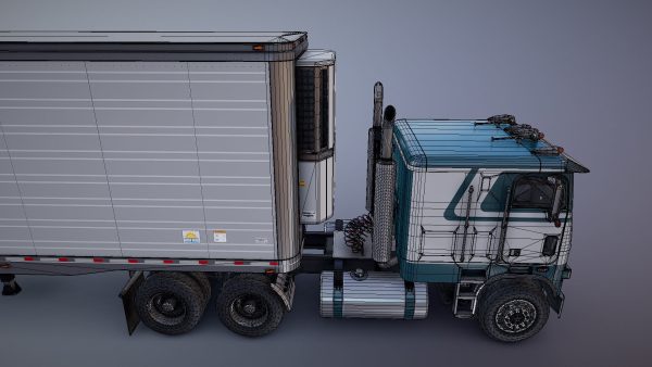 Freightliner van trailer