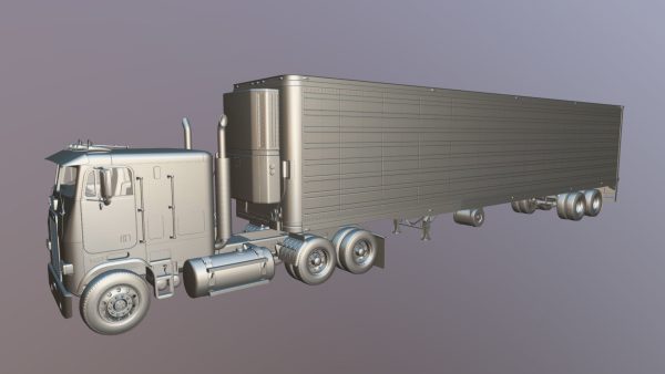 Freightliner van trailer