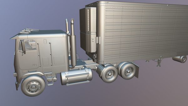 Freightliner van trailer