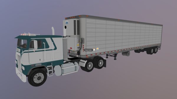 Freightliner van trailer