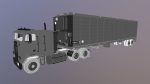 Freightliner van trailer