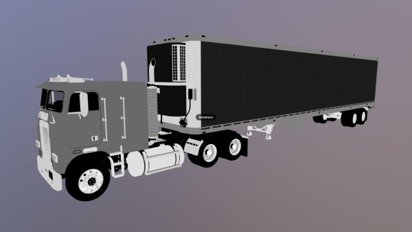 Freightliner van trailer