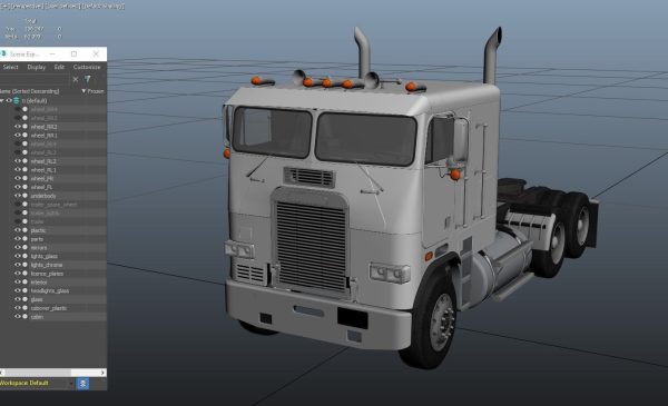 Freightliner van trailer