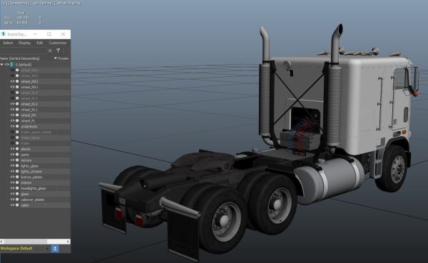 Freightliner van trailer