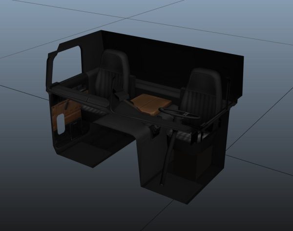 Freightliner van trailer