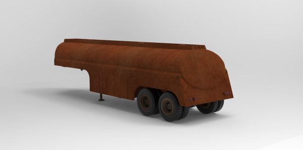 Fuel Tanker trailer for Truck from the movie Duel