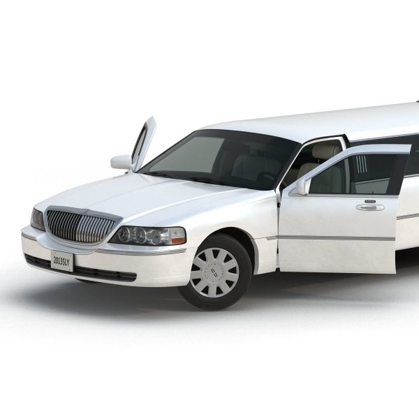 Generic Limousine White Simple Interior