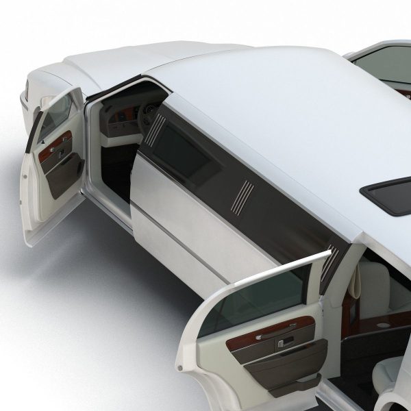 Generic Limousine White Simple Interior