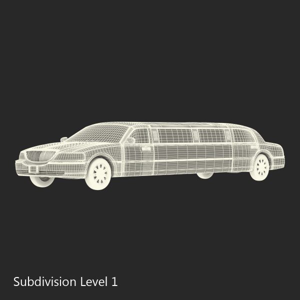Generic Limousine White Simple Interior
