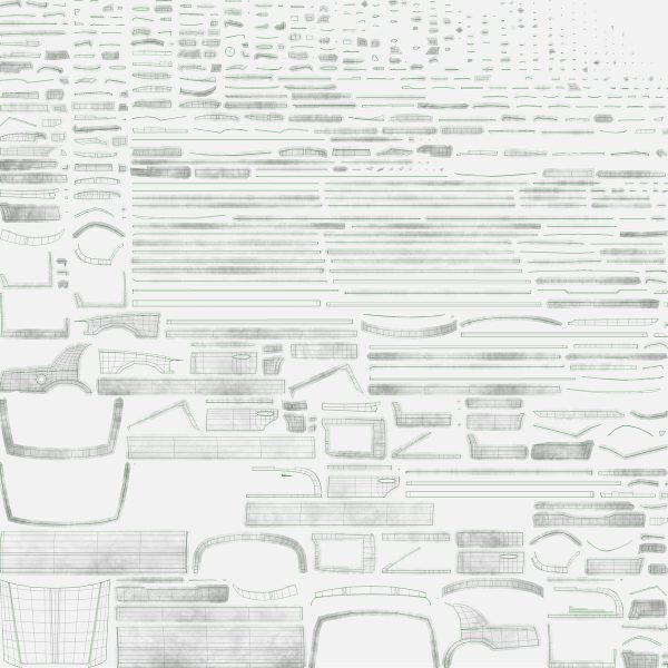 Generic Limousine White Simple Interior