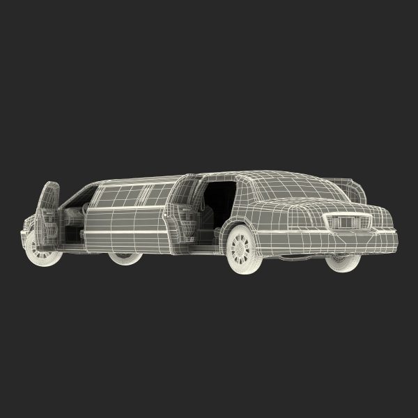 Generic Limousine White Simple Interior