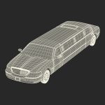 Generic Limousine White Simple Interior