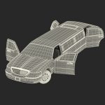Generic Limousine White Simple Interior