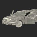 Generic Limousine White Simple Interior
