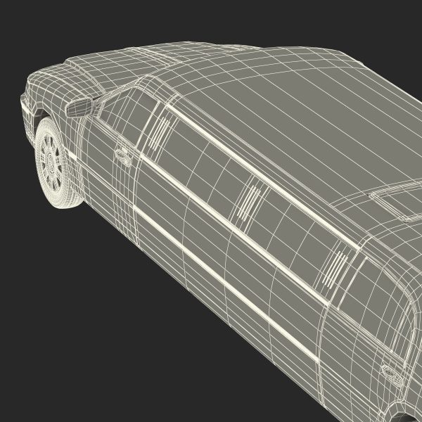 Generic Limousine White Simple Interior