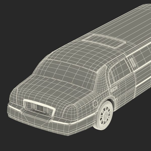 Generic Limousine White Simple Interior