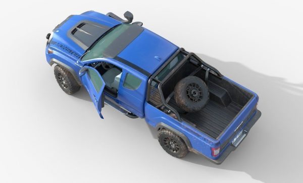 Generic Pickup Truck Lowpoly  with PBR Textures