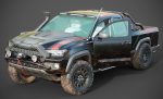 Generic Pickup Truck Lowpoly  with PBR Textures