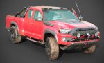 Generic Pickup Truck Lowpoly  with PBR Textures