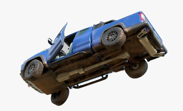 Generic Pickup Truck Lowpoly  with PBR Textures